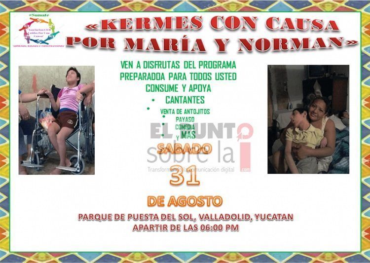 Dan su tiempo y esfuerzo para apoyar al prójimo; próximo 31 de agosto una kermés más