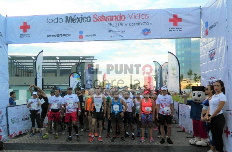 Cientos acuden al llamado, en la carrera atlética con causa «Todo México Salvando Vidas»