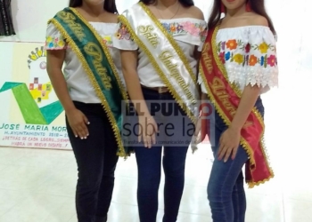 Presentan a las tres soberanas de las fiestas patrias