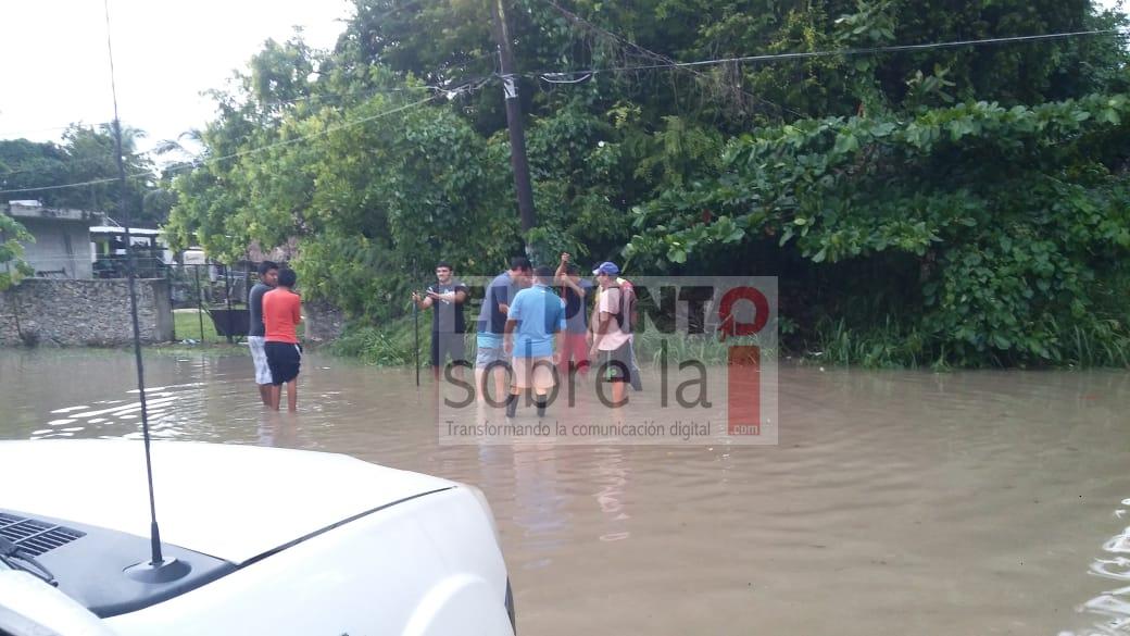 Onda tropical número 46 deja encharcamiento en Quintana Roo