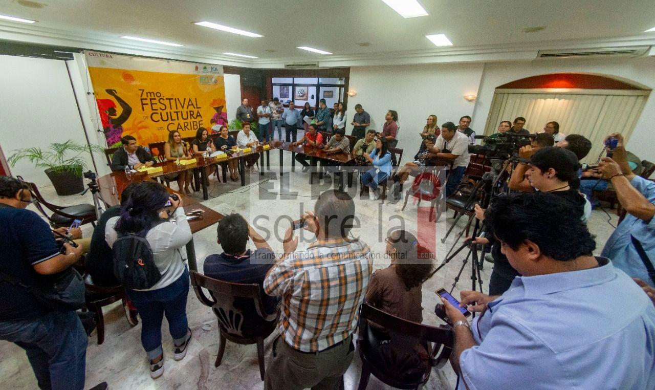 Anuncian el séptimo Festival de Cultura del Caribe, 22 al 30 de noviembre