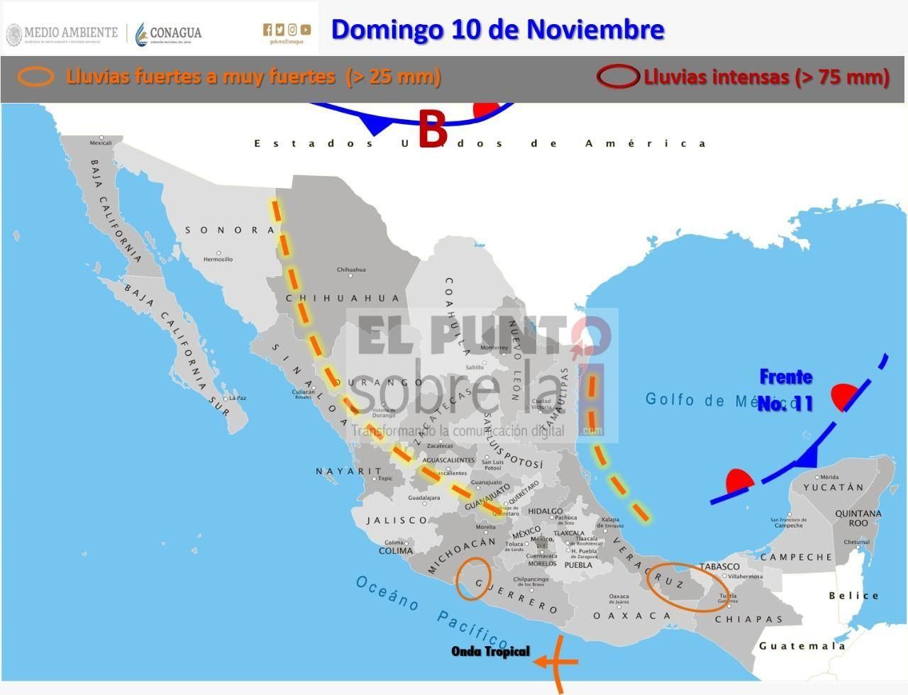 Frente frío número 11 se sentirá en Quintana Roo: COEPROC