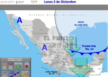 Frente frío número 19 influenciará a Quintana Roo: Adrián Martínez Ortega