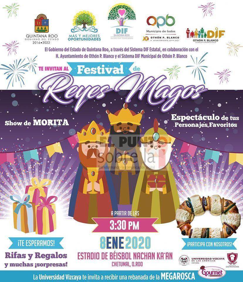 Inician en Chetumal festivales de Reyes Magos