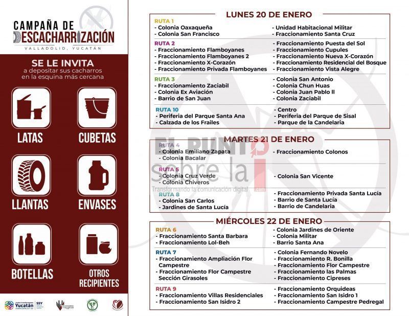 Nuevo combate al zancudo, el primero del año
