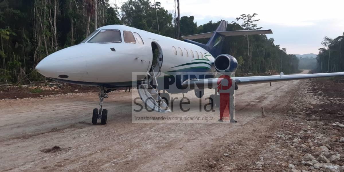 Localizan jet con posible cocaína en Petén Guatemala