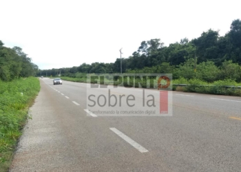Carretera José María Morelos-La Presumida riesgo para la gente