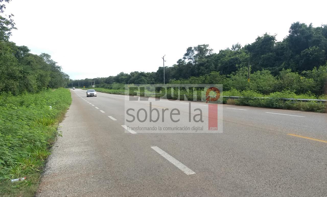 Carretera José María Morelos-La Presumida riesgo para la gente