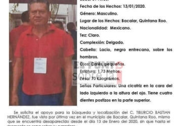 Sigue sin aparecer el amigo Tiburcio Bastián
