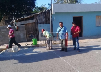 En Sabán manos a la obra con recursos propios