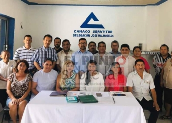 Margarita Velo Pérez nuevo presidente de la Cámara Nacional de Comercio delegación de José María Morelos