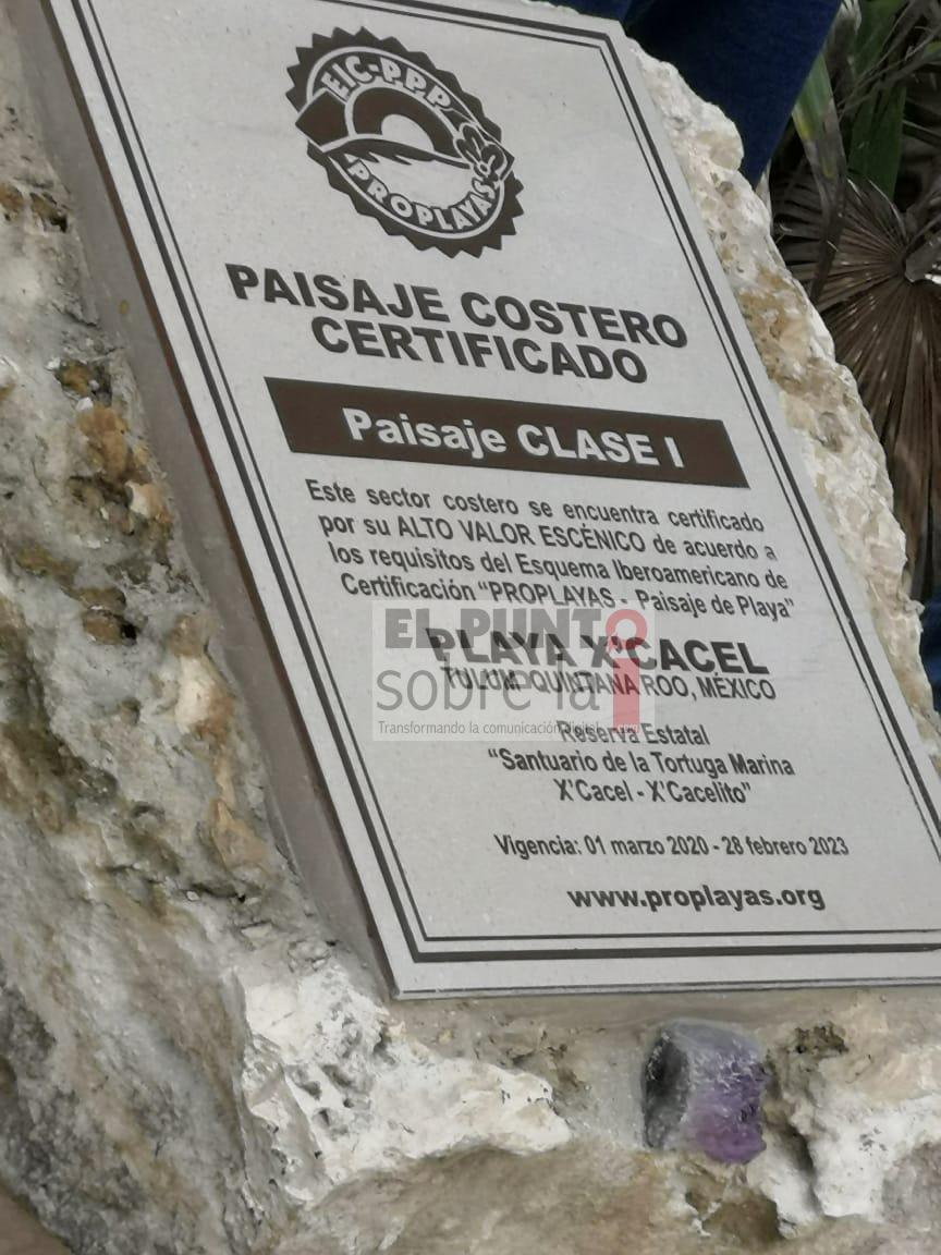 Tulum recibe certificación de Paisaje Costero a nivel internacional