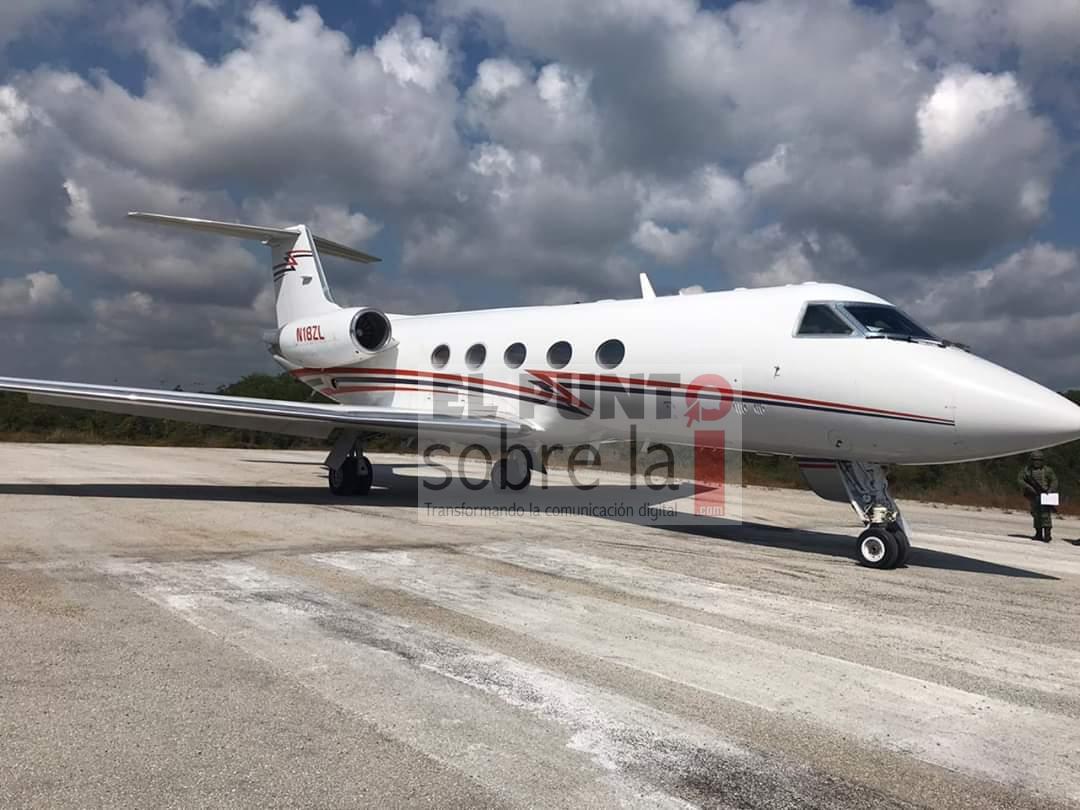 Trasladan Narco Jet A Chetumal