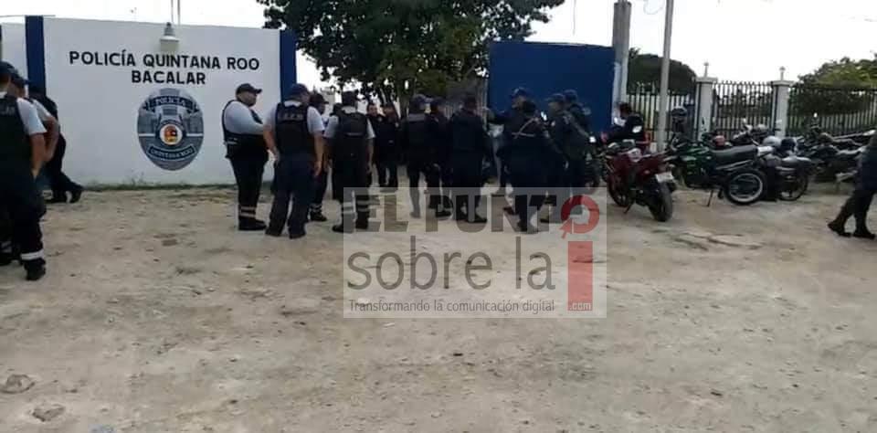 Nuevo paro de laborales de Policías de Bacalar