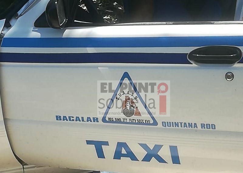 Sitio de Taxis  «Roberto Borge Angulo» en Bacalar: inoperante