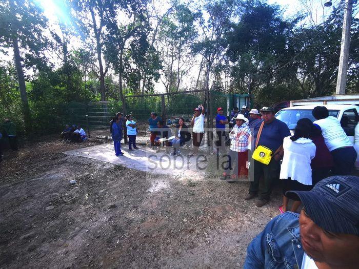 Ejidatarios de la Presumida bloquean pozo de agua que surte a la cabecera municipal