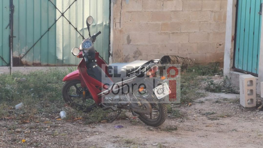 Recuperan motocicleta robada