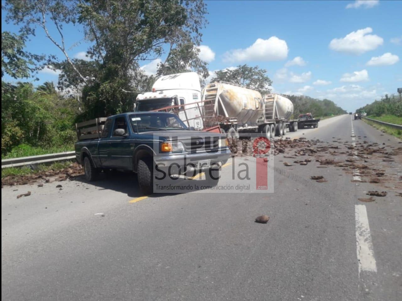 #Bacalar «Coquero» provoca percance en la Bacalar – Felipe Carrillo Puerto