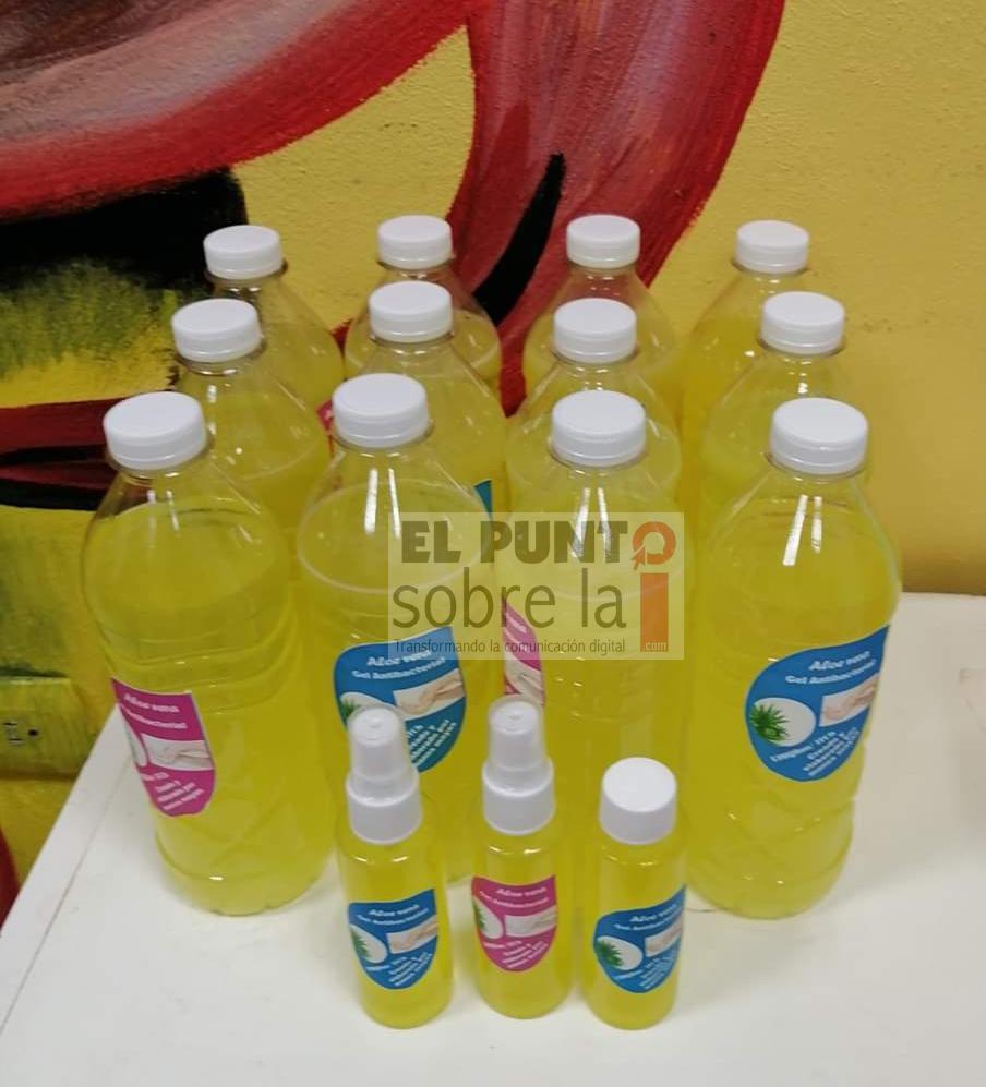 Estudiantes de la UIMQRoo crearon un gel antibacterial, elaborado con productos naturales