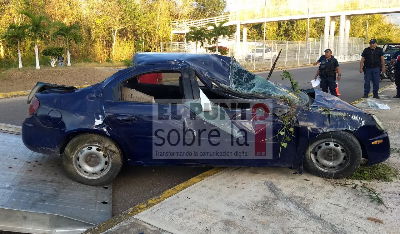 Fallece, tras persecución policiaca en el tramo carretero La Presumida-José María Morelos