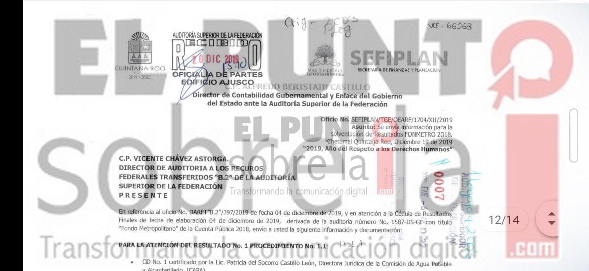 Ordena la Auditoría Superior de la Federación investigar a funcionarios de CAPA