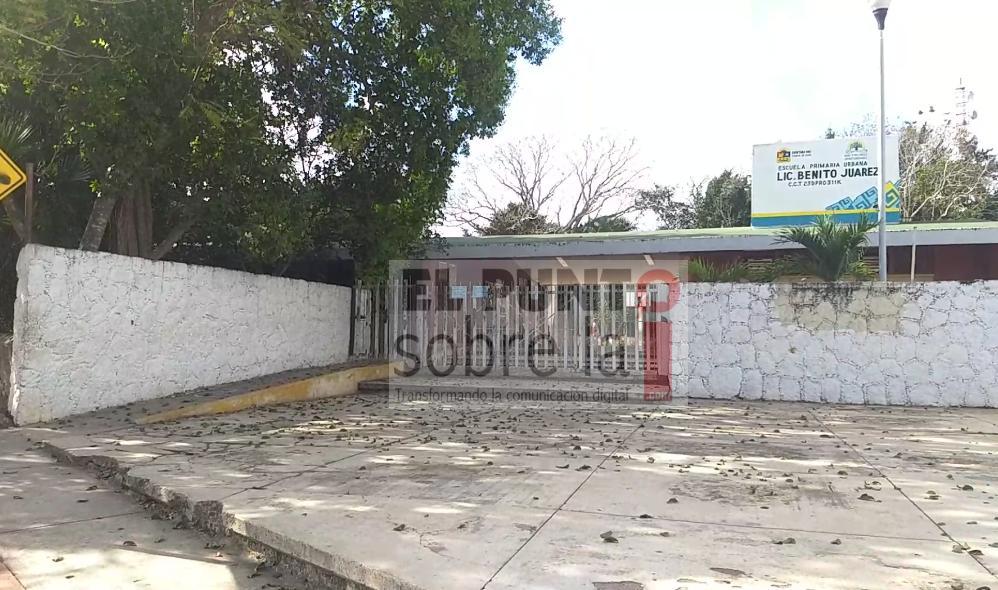 Escuelas y comercios de la cabecera municipal aplican medidas sanitarias por la contingencia del Covid-19