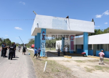 Sofía Alcocer Supervisa La Ex Garita Fiscal, Edificio Donde Se Instalará Filtro Sanitario Del Covid-19