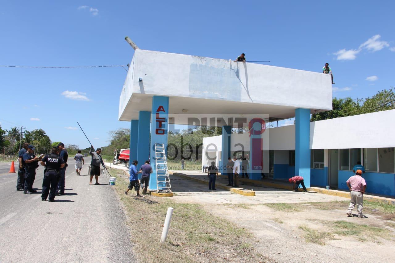 Sofía Alcocer Supervisa La Ex Garita Fiscal, Edificio Donde Se Instalará Filtro Sanitario Del Covid-19