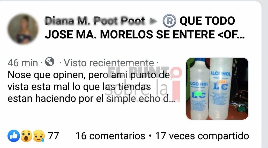 Denuncias abusos en precios de algunos comercios en José María Morelos