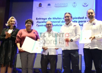 Recibe FGE títulos de propiedad para la ampliación del Centro de Justicia para las Mujeres