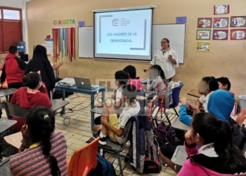 El TEQROO continúa el fomento de los Valores Democráticos en el alumnado de primaria