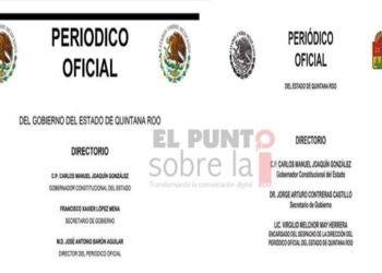 ¿Periódico Oficial del Estado dirigido por López Mena?