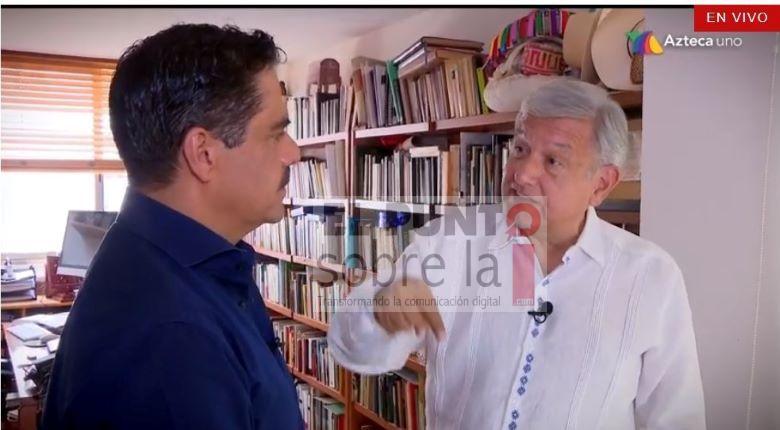 AMLO en contra de la libre expresión del periodista de TV Azteca, Javier Alatorre