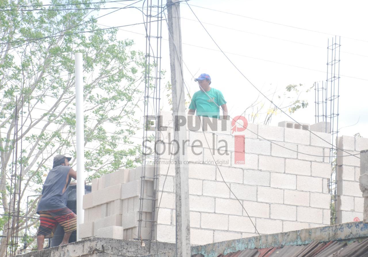 Trabajadores de la construcción afectados por la pandemia