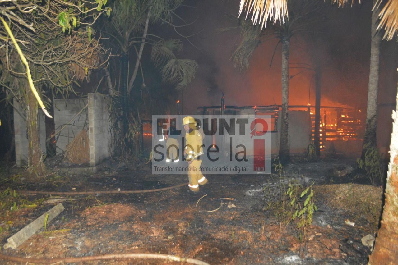 Incendio al parecer por quema agrícola