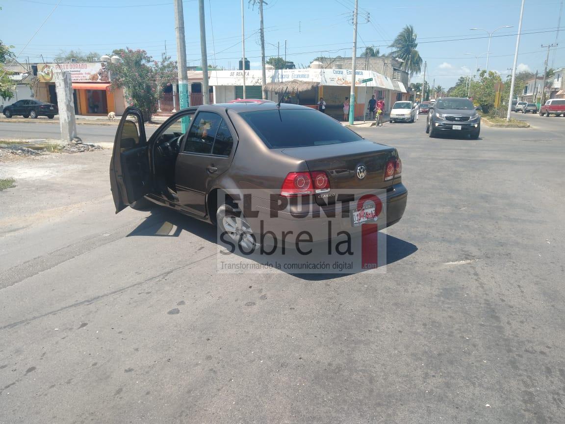 Falta de precaución provocó accidente en Chetumal