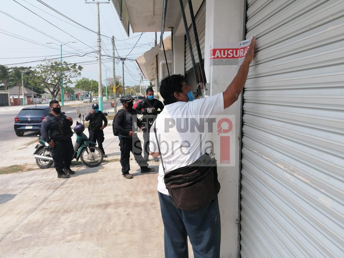 Clausuran establecimiento de autopartes “Badillo”