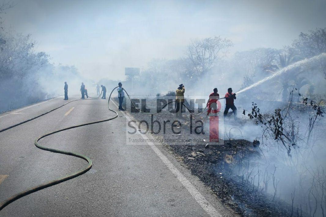 Combaten Tres Incendios Forestales En Leona Vicario