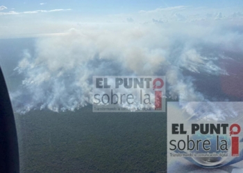 Marina–Armada De México Brinda Apoyo En El Control De Incendios En Las Zonas Arqueológicas De Ichkabal, Y Kohunlich, En Quintana Roo