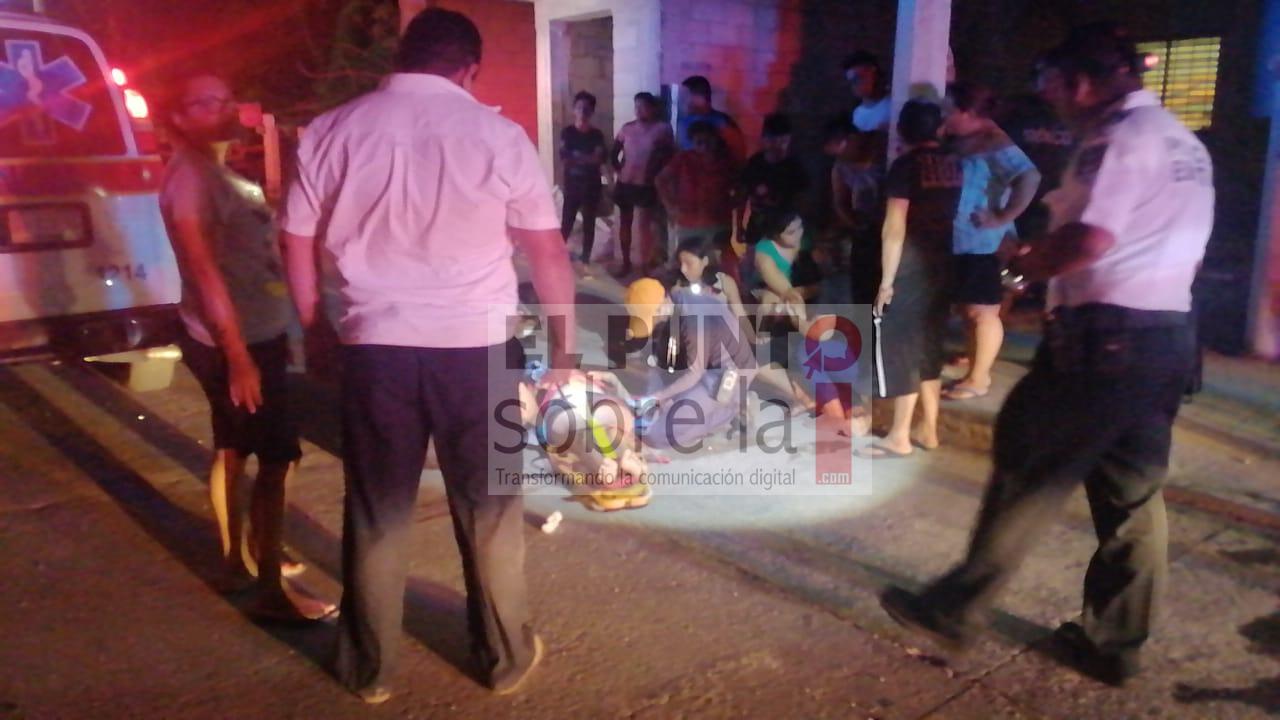 Cobarde, atropella a mujer y huye