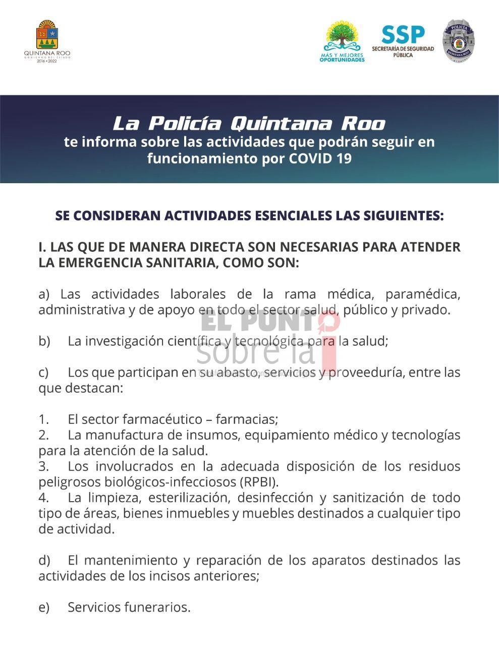Medidas para atender la emergencia sanitaria generada por el virus COVID-19