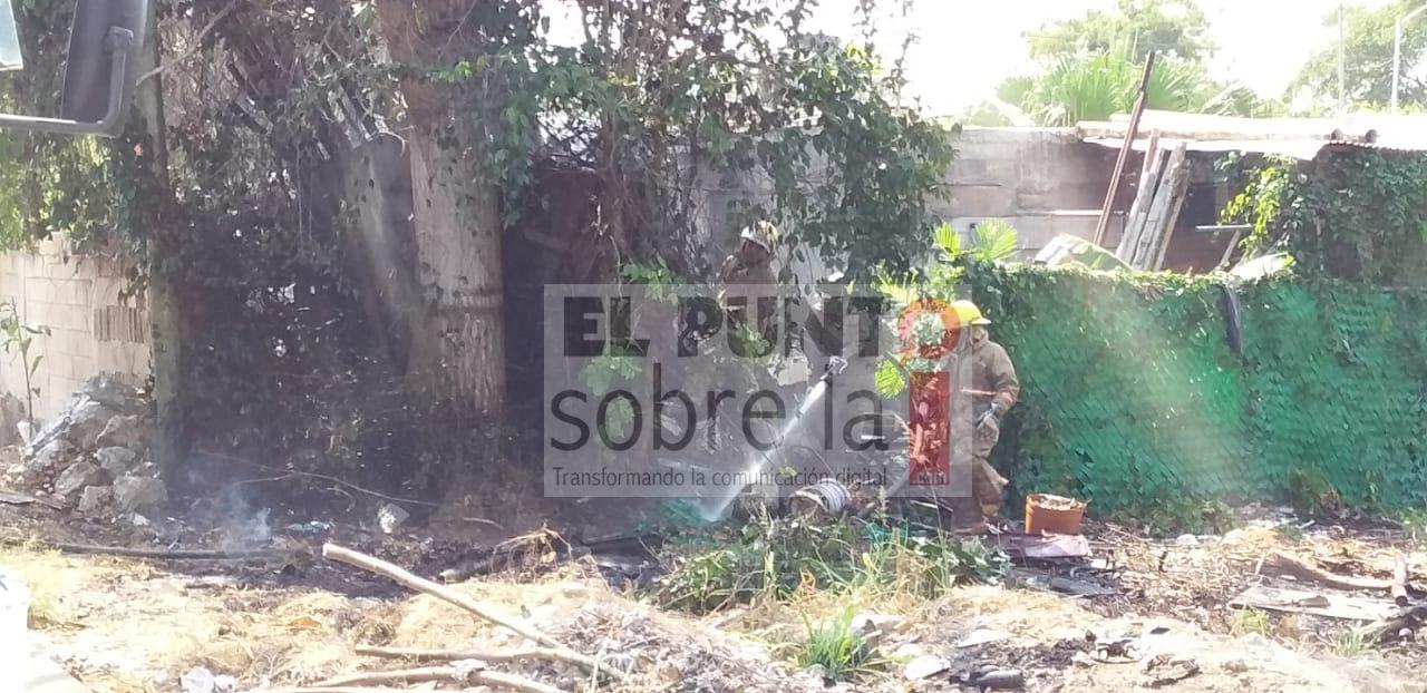 Por poco y se incendia una casa