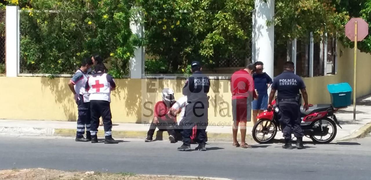 Atropellan a repartidor de comida