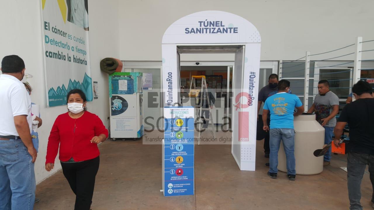 Donan 2 Túneles de Sanitización a los Hospitales; General e ISSSTE