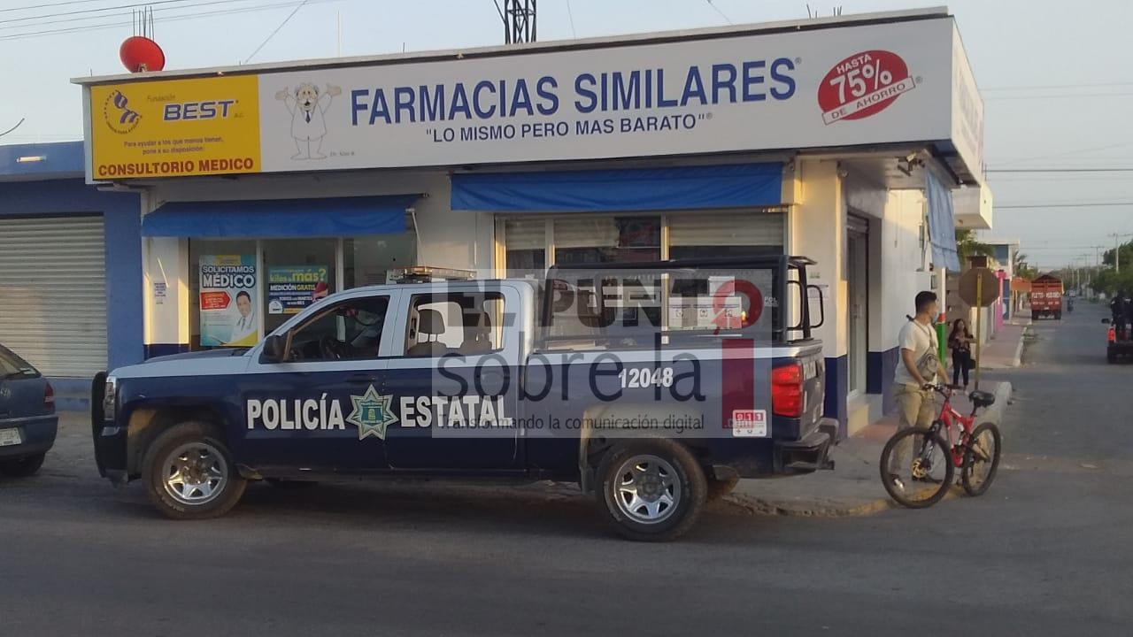 Asaltan farmacia Simi a mano armada