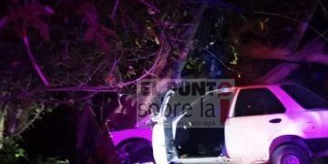 Persecución de película terminó sin detenidos y con vehículo chocado