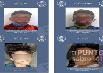 FGE detienen a cuatro sujetos, dos de ellos implicados en el homicidio de dos ciclistas ocurrido en agosto del 2019