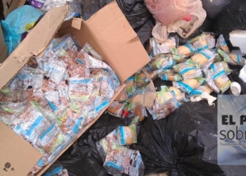 DIF municipal investiga quien tiro a la basura desayunos frios