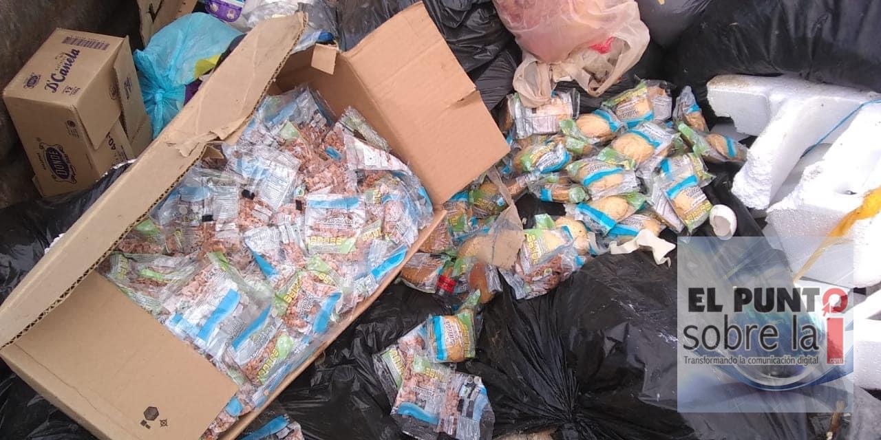 DIF municipal investiga quien tiro a la basura desayunos frios