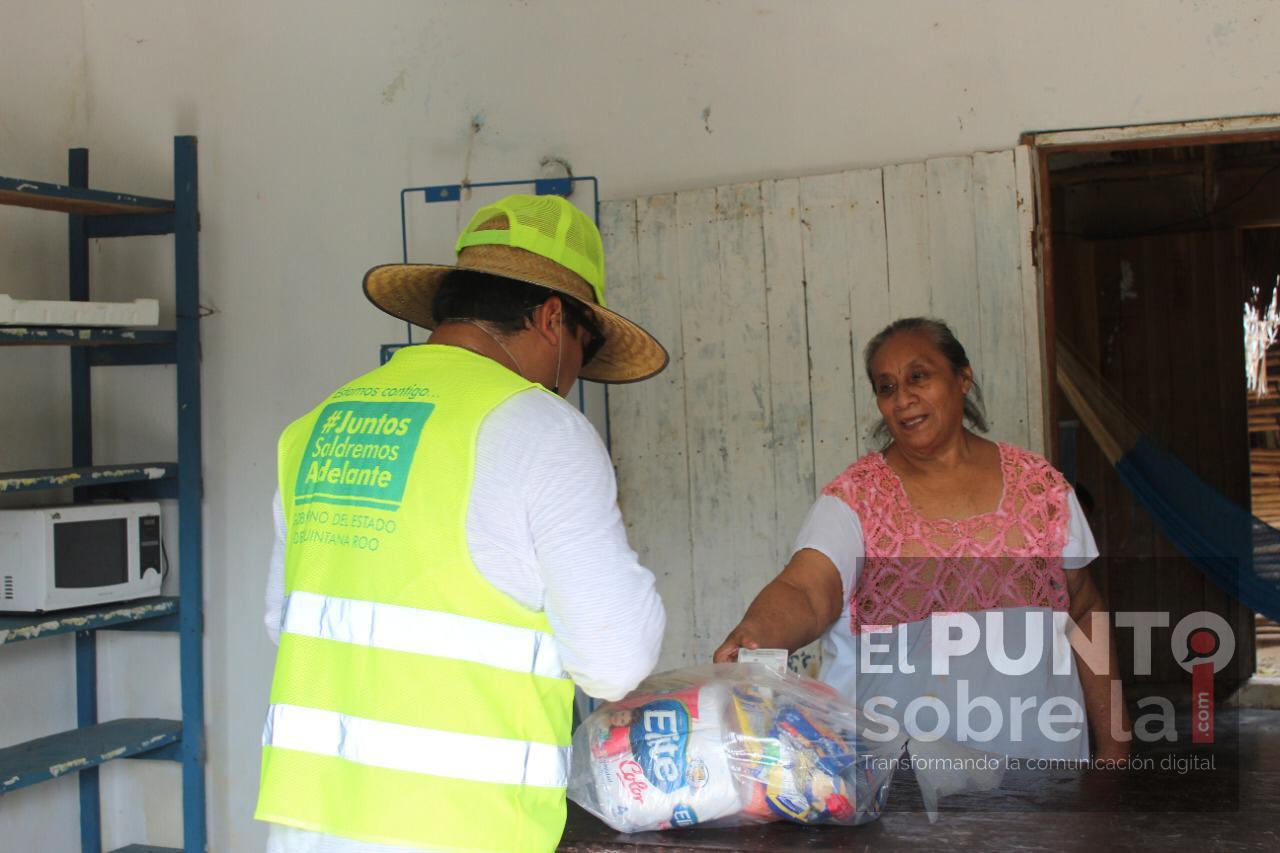 San Felipe I, Santa Gertrudis, San Diego, San Marcos y Presumida recibieron la segunda entrega de apoyo alimentario